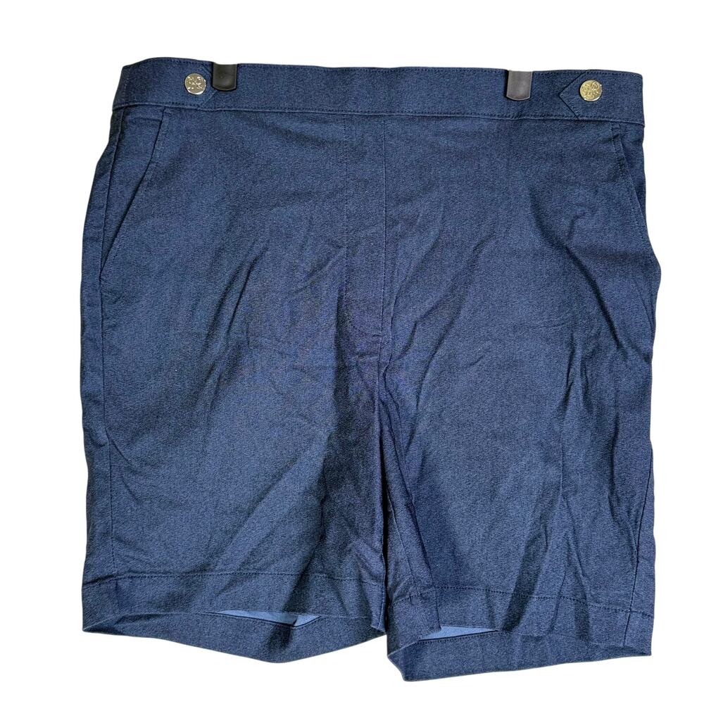 NWT Women's All In Motion Golf Short Blue Lightweight Casual Athletic 14